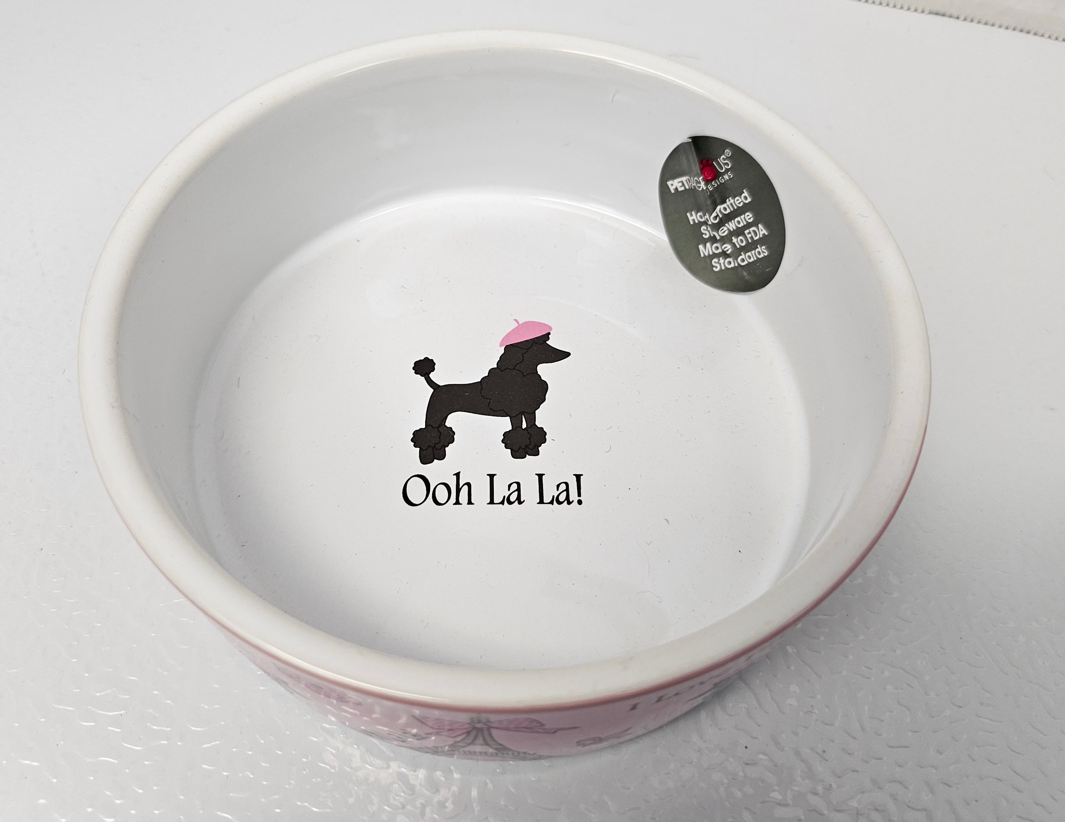 Petrageous Designs I Love Paris Dog Bowl 2 Cups