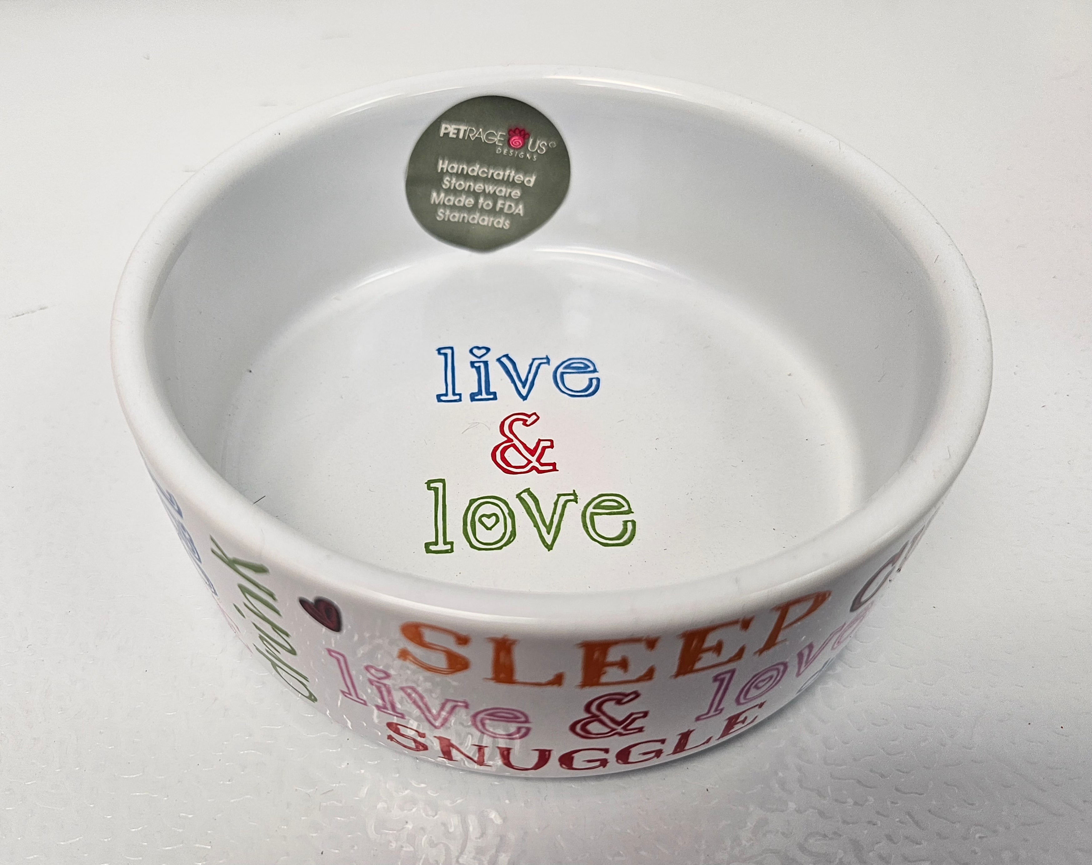 Petrageous Designs "Doodle" Dog Bowl  5" 2 Cups