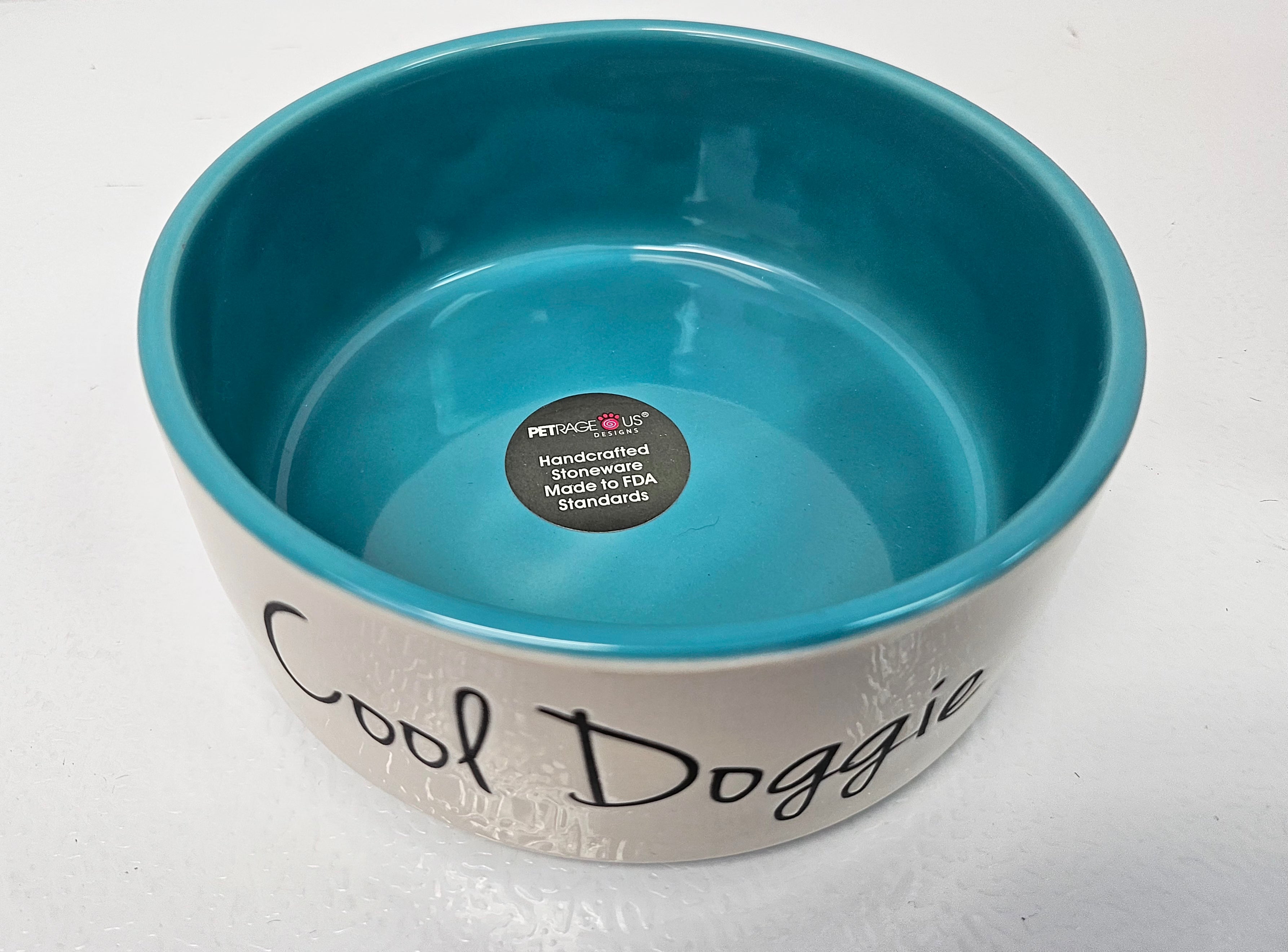 PetRageous Designs Cool Dog Dog Bowl 6" 4 Cups