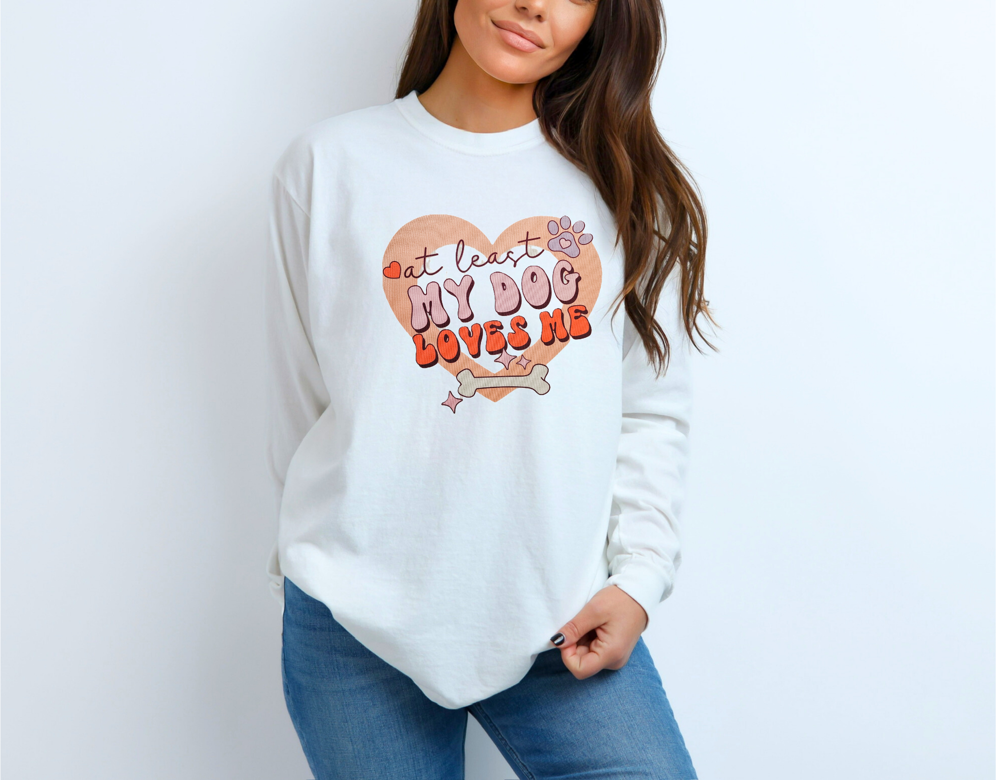 'At least My Dog Loves Me' T-Shirt for Women