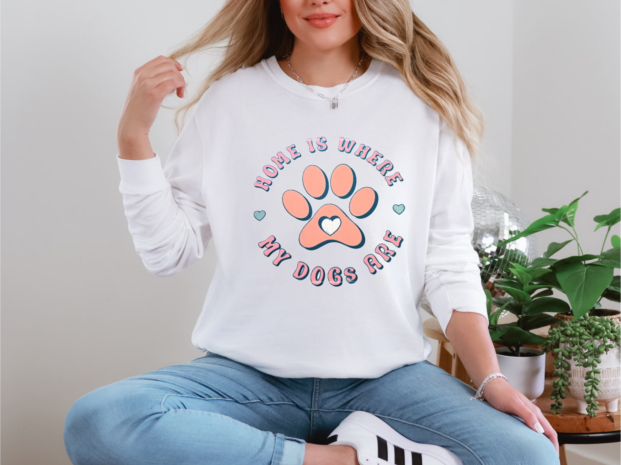 'Home Is Where the Dog Is' T-Shirt for Women