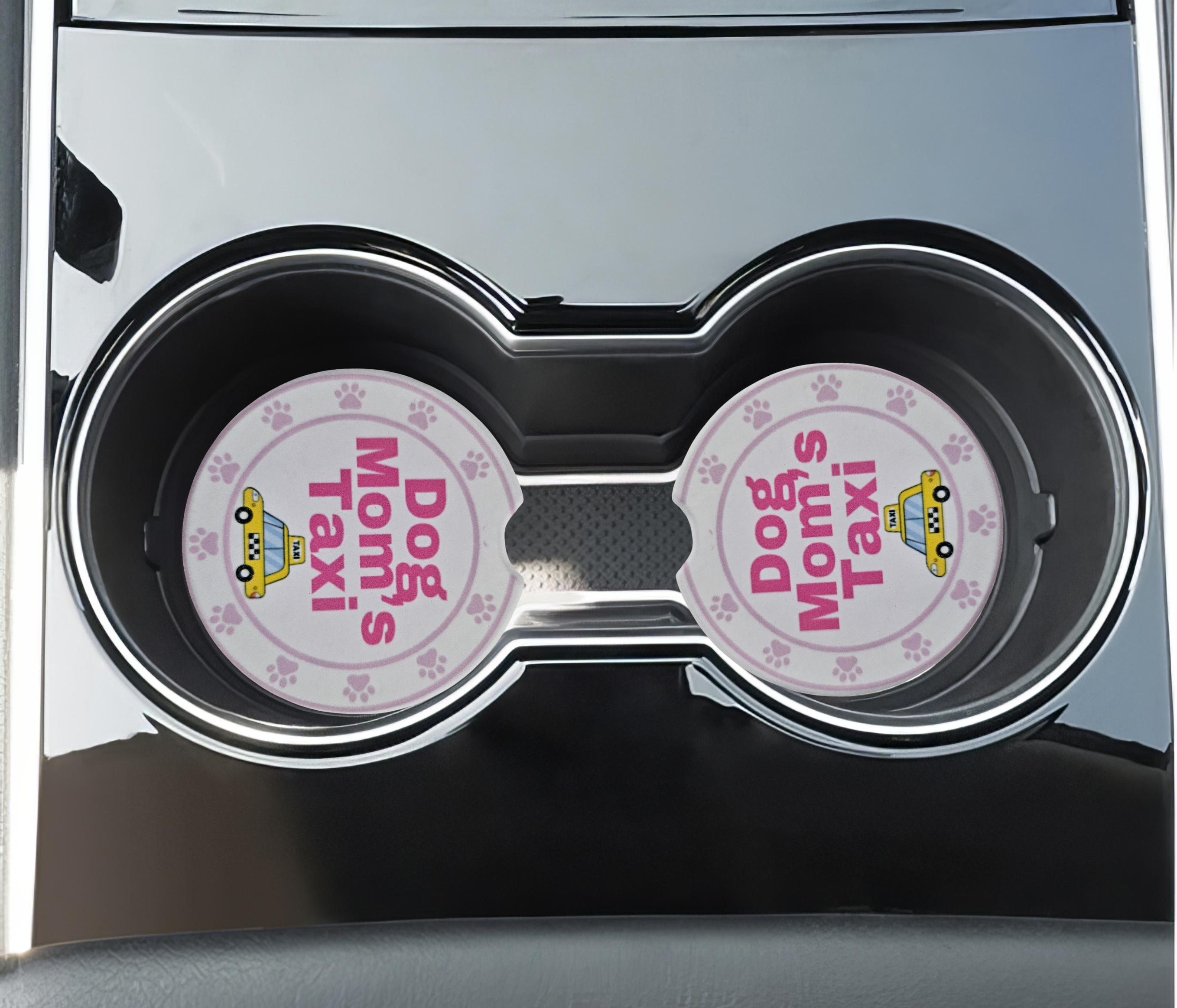 Car Coaster 'Dog Mom's Taxi'