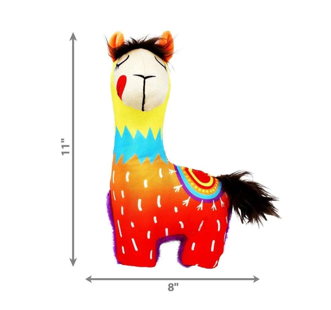 KONG Ballistic Vibez Llama Dog Toy - Assorted