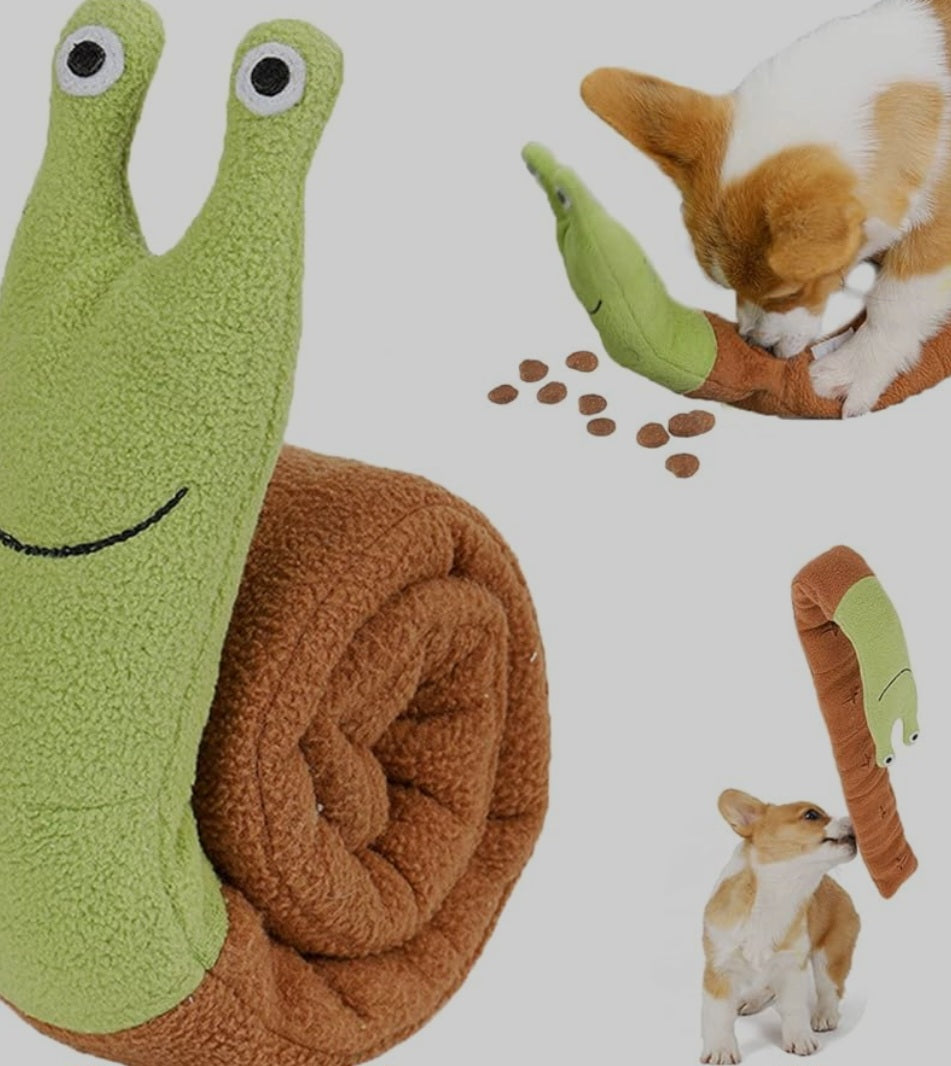 Injoya Snail Roll Up Snuffle Dog & Cat Toy