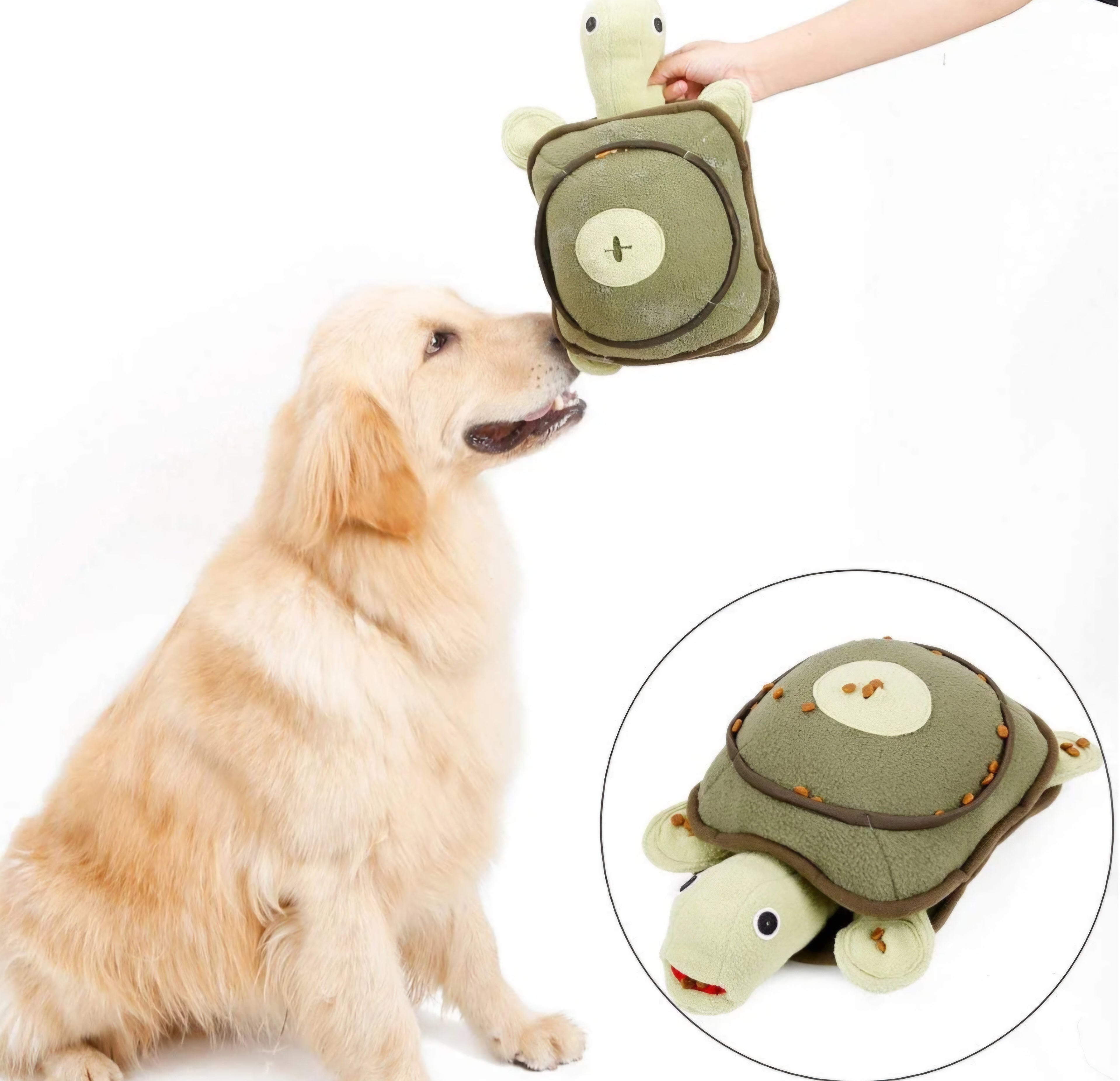 Injoya Turtle Snuffle Dog Toy
