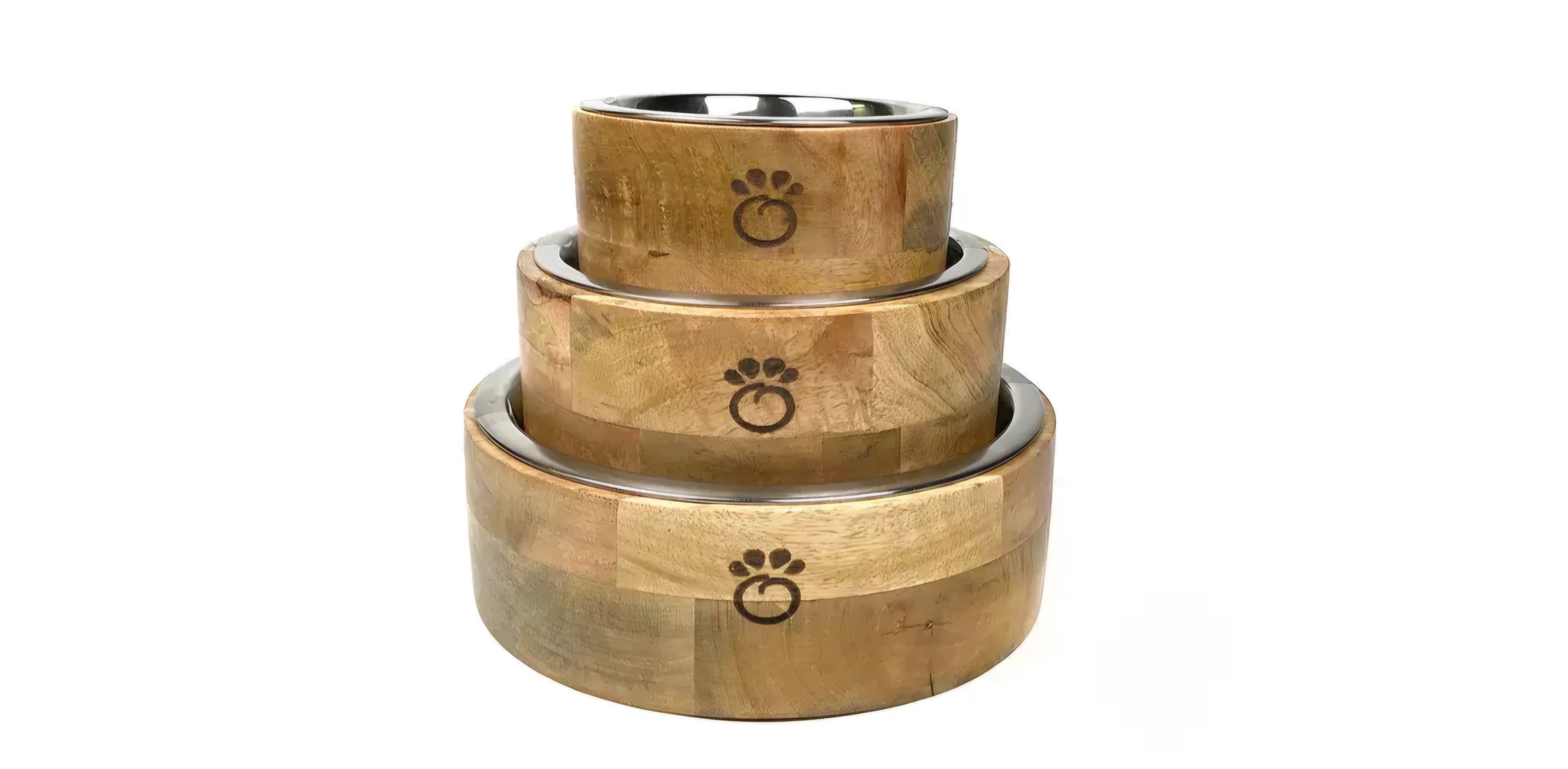 GF Pet Mango Wood Dog Bowl Single