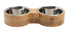 GF Pet Mango Wood Dog Bowl Double