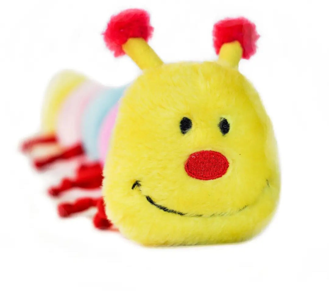 ZippyPaws Caterpillar Dog Toy Large with 7 Squeakers