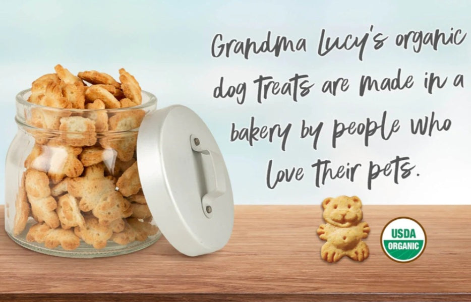 Grand Ma Lucy's Organic Banana & Sweet potato Dog Treats 14 oz