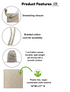 Canvas Drawstring Backpack for Dog Lovers 'Dig This'