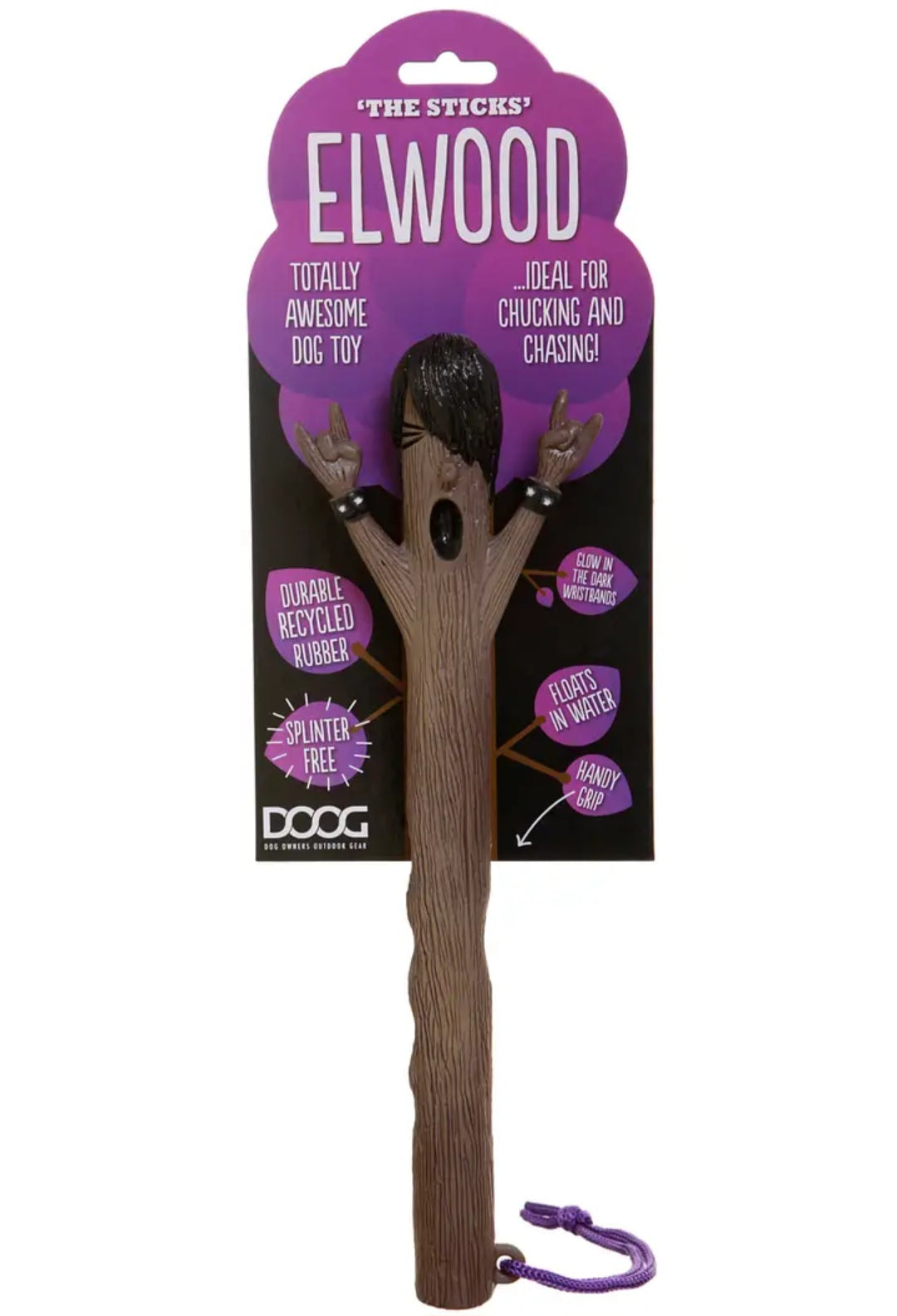 DOOG Stick Family Dog Fetch Toy- Elwood