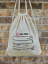 Canvas Drawstring Backpack for Dog Lovers 'Dig This'