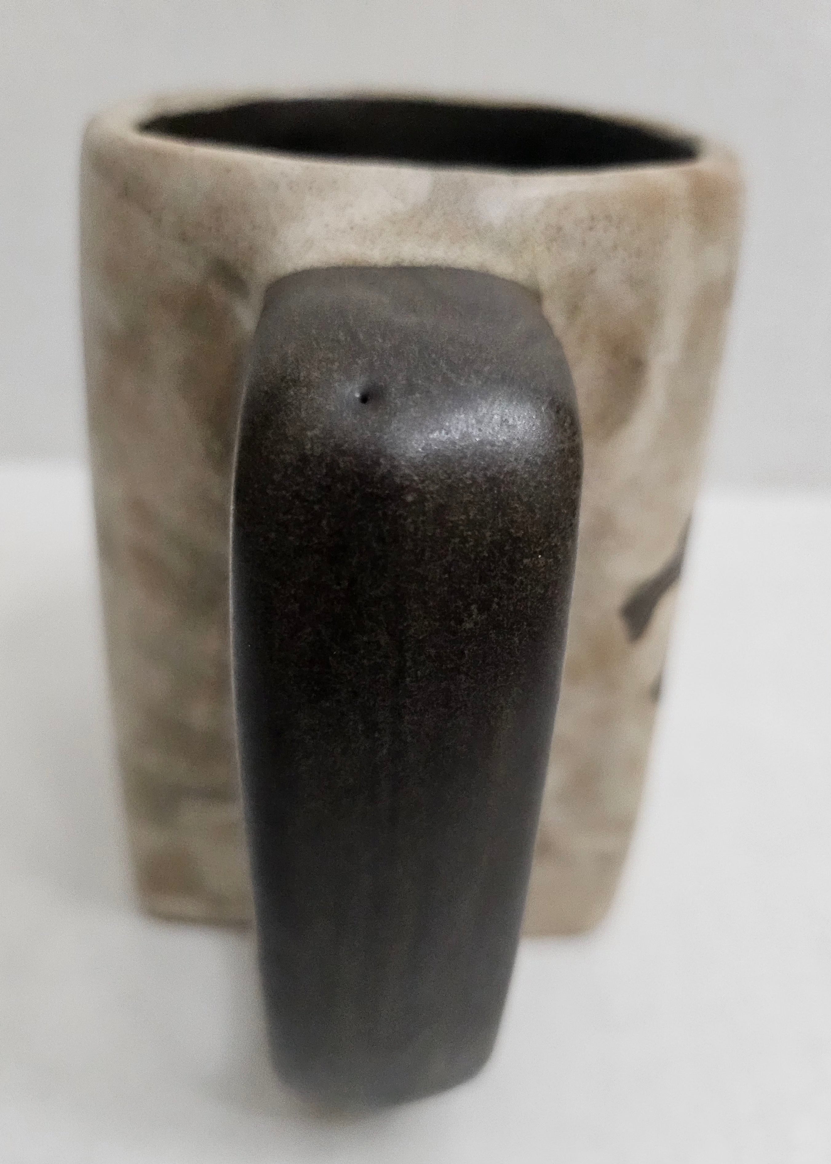 Galleyware Mara Stoneware Square Dog Mug 16oz
