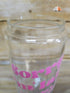 'Sorry I'm late I Didn't' Glass Can with Bamboo Lid & Glass Straw 16 oz