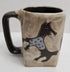 Galleyware Mara Stoneware Square Dog Mug 16oz