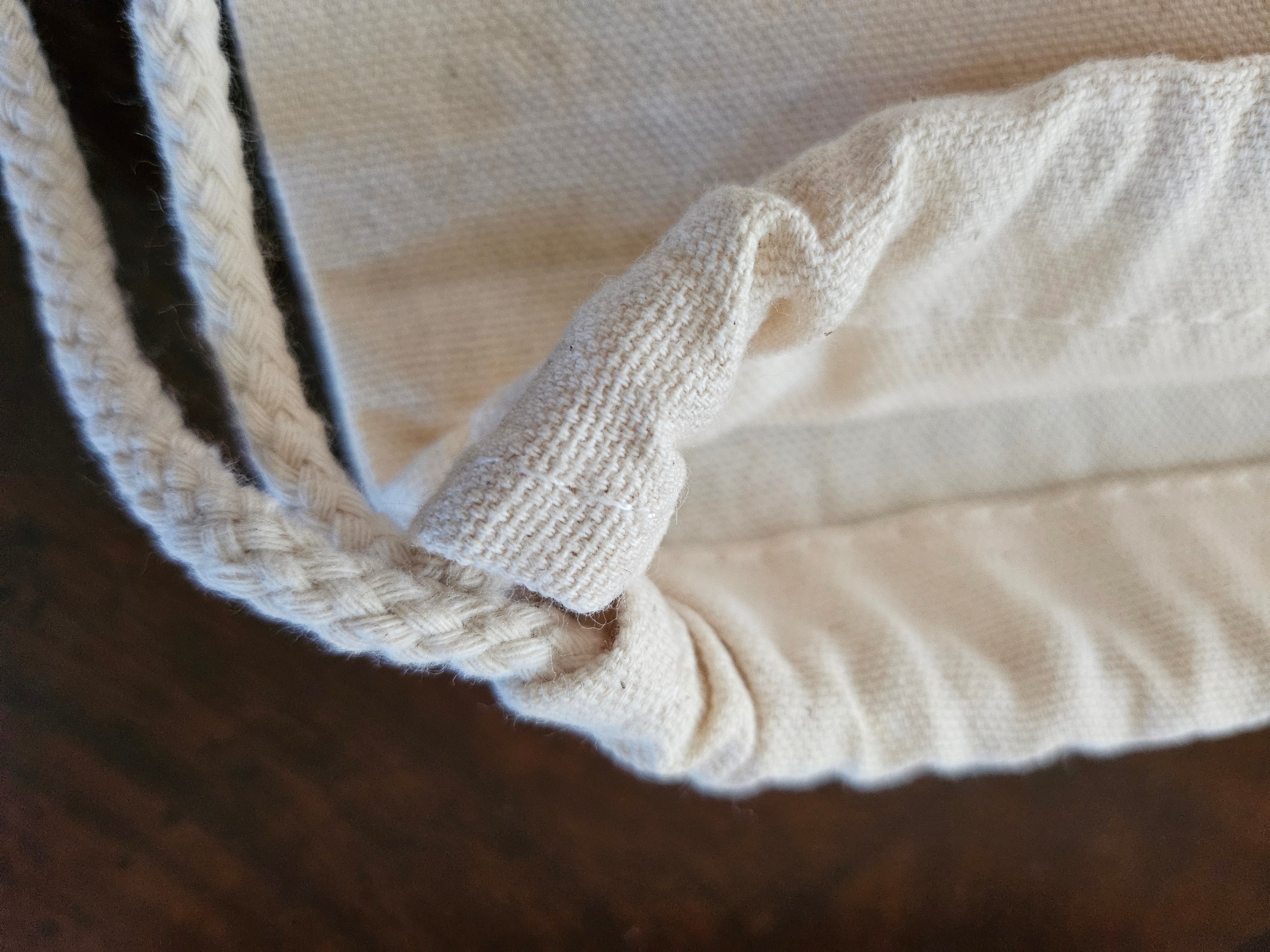 Canvas Drawstring Backpack for Dog Lovers 'Dig This'