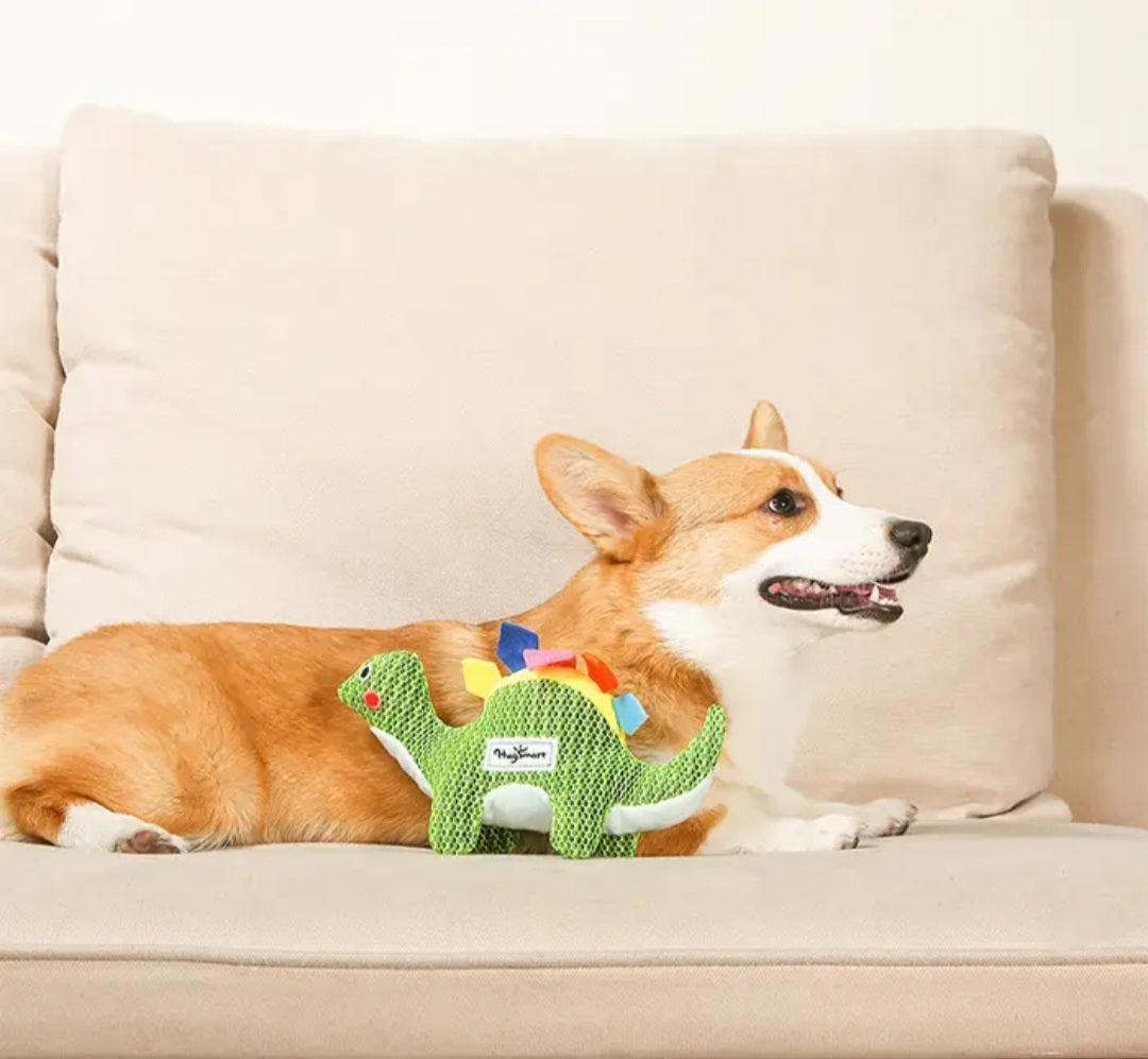 Hugsmart Pet Dinosaur Dog Toy Small