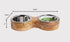 GF Pet Mango Wood Dog Bowl Double