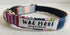 WagMore Blue Aztec Dog Collar Small