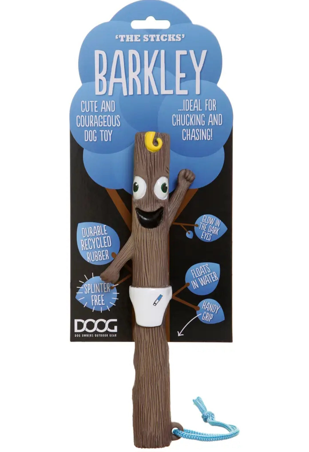 DOOG Stick Family Dog Fetch Toy- Baby Barkley