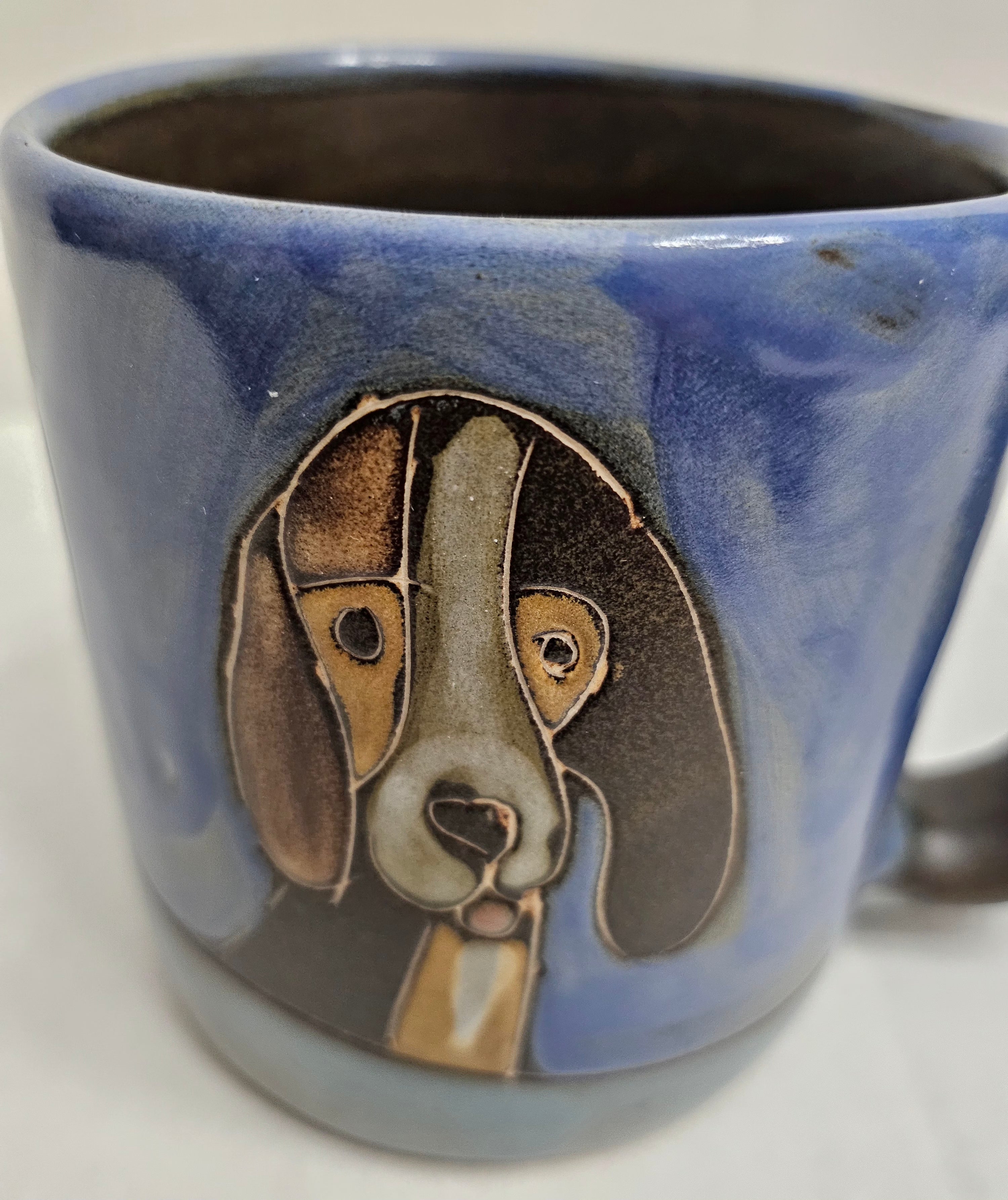 Galleyware Mara Stoneware Puppy Eyes Mug 16oz
