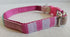 Wag More Pink Aztec Dog Collar Small