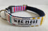 WagMore Blue Aztec Dog Collar Small
