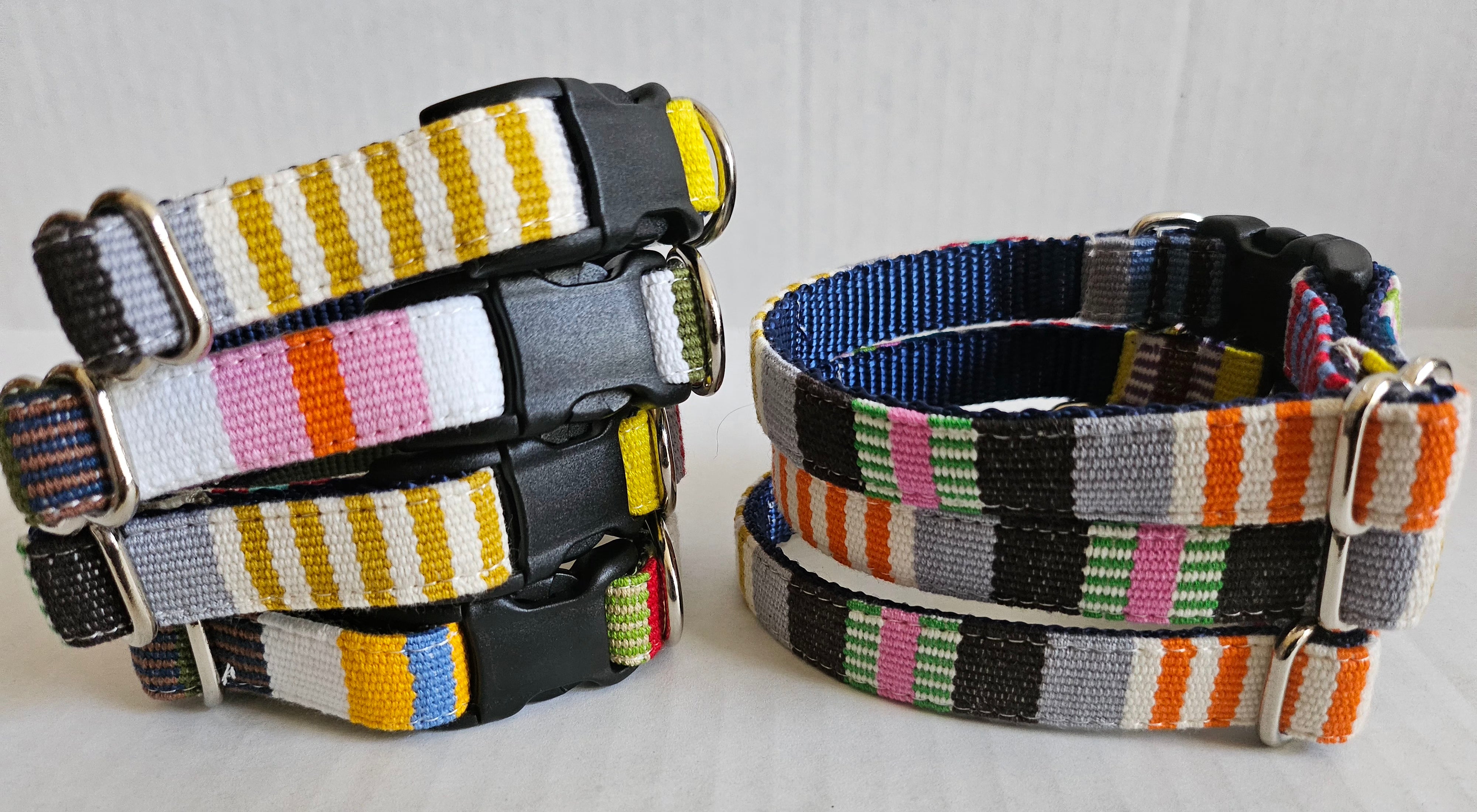 WagMore Blue Aztec Dog Collar Small