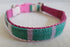 Wag More Pink Aztec Dog Collar Small