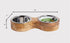 GF Pet Mango Wood Dog Bowl Double