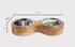 GF Pet Mango Wood Dog Bowl Double
