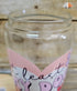 'At least My Dog Loves Me' Glass Can with Bamboo Lid & Glass Straw 16 oz