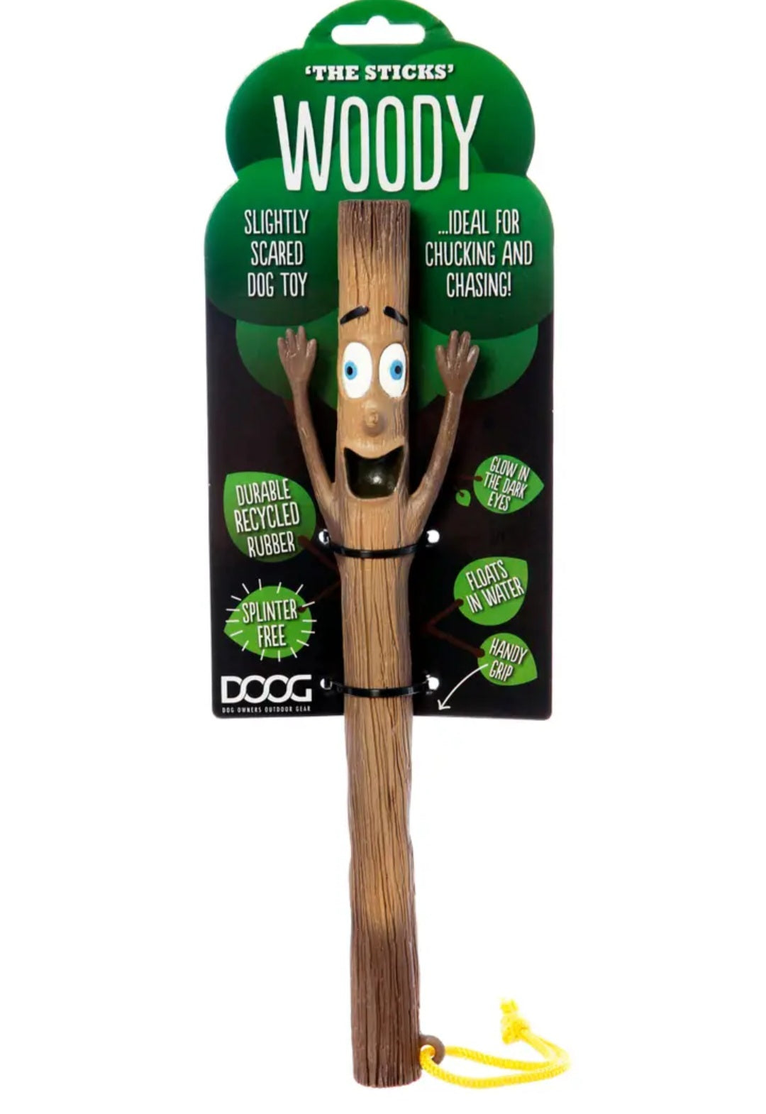 DOOG Stick Family Fetch Dog Toy-Woody