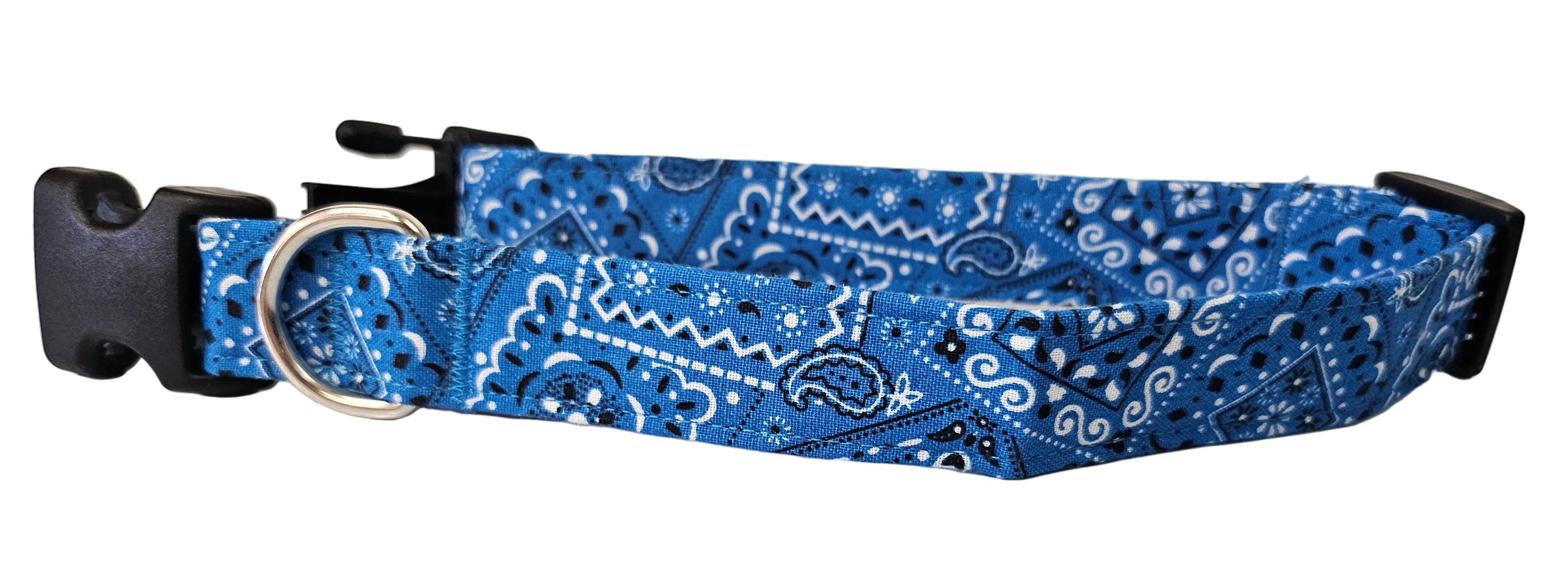 Blue Bandana Dog Bandana- 4 Sizes