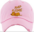 Vintage Style Baseball Cap for Women 'Nap Time'