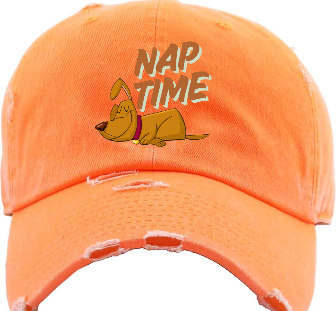 Vintage Style Baseball Cap for Women 'Nap Time'