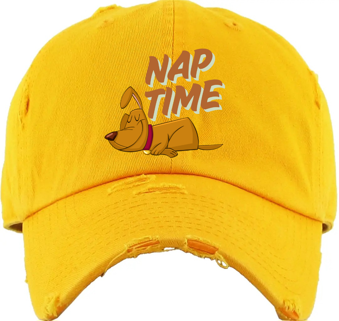 Vintage Style Baseball Cap for Women 'Nap Time'