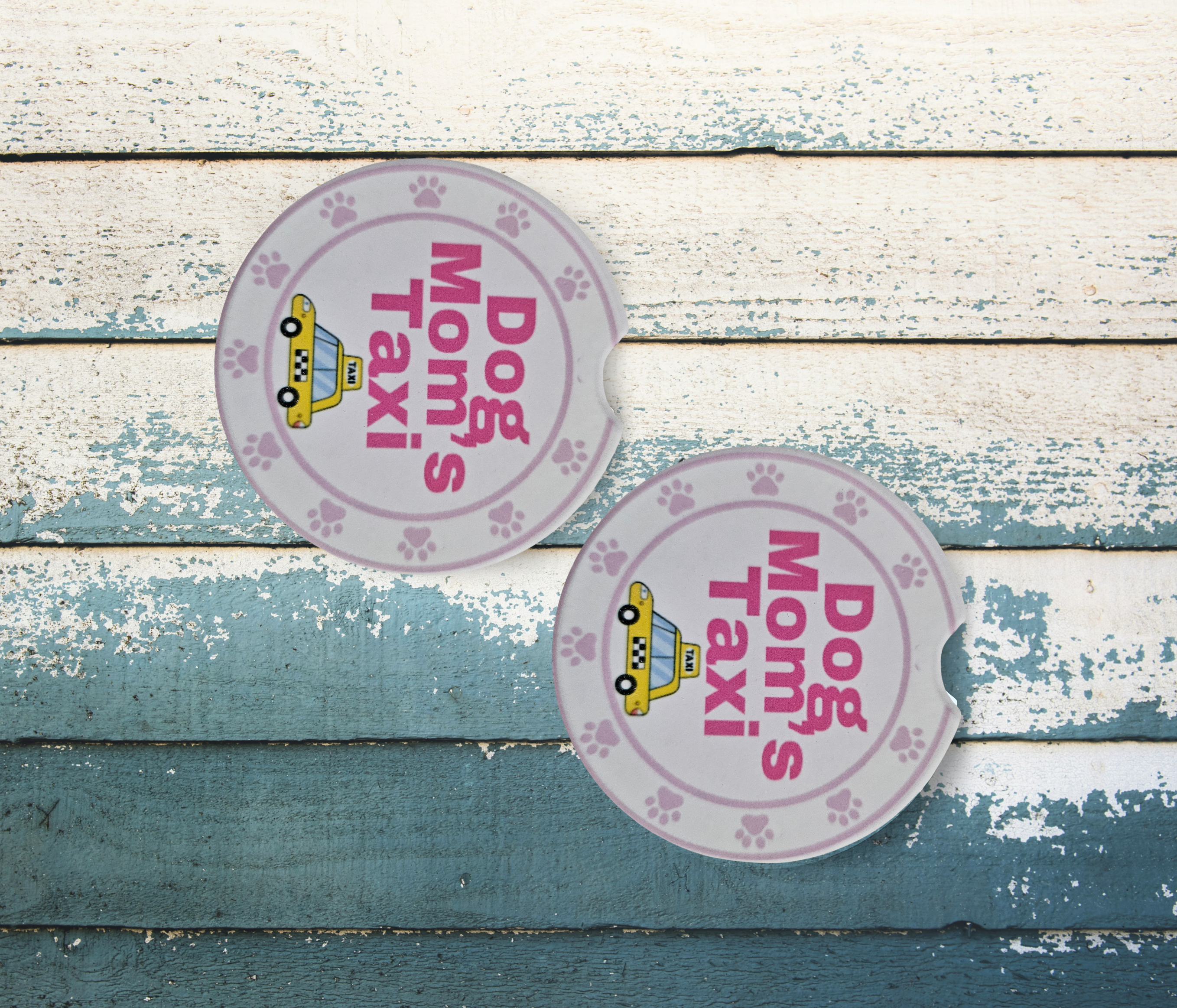 Car Coaster 'Dog Mom's Taxi'