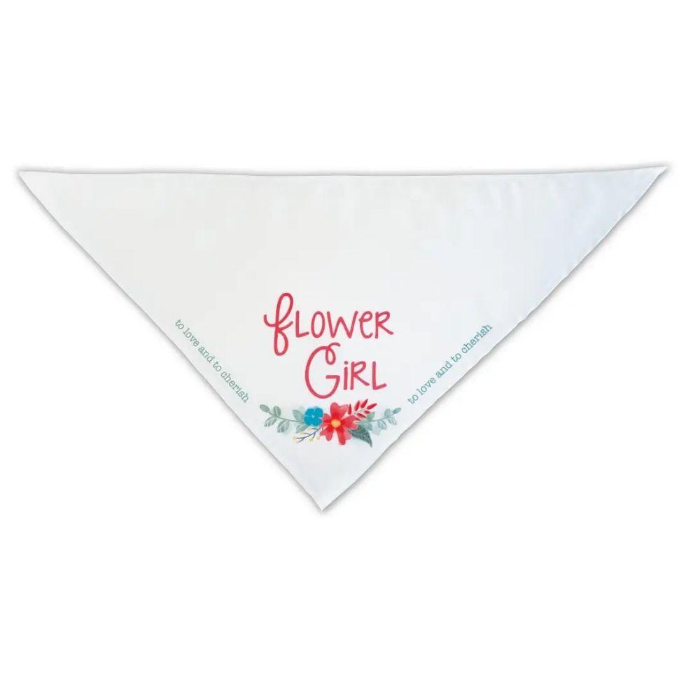 Dog Bandana 'Flower Girl' 100% Polyester