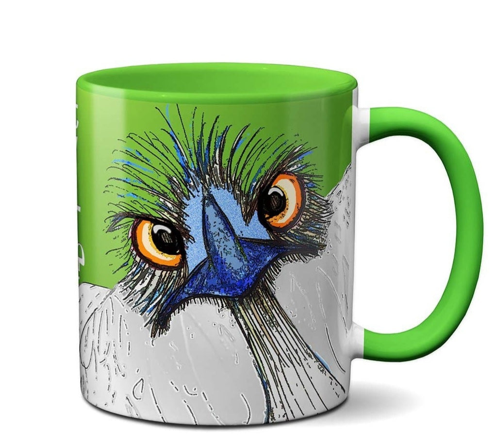 Pithitude | What New Hell Ostrich emu Mug 11 oz