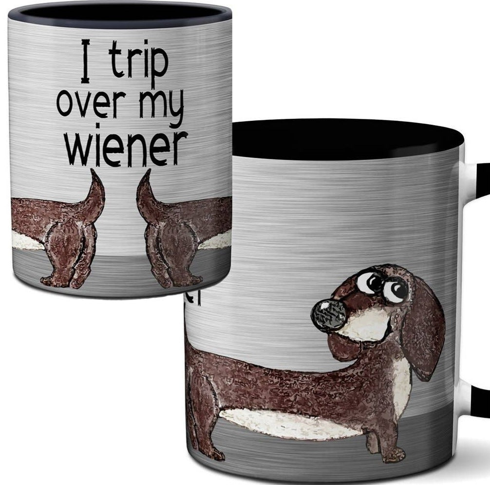 Pithitude | I Trip Over My Weiner Mug 11 oz