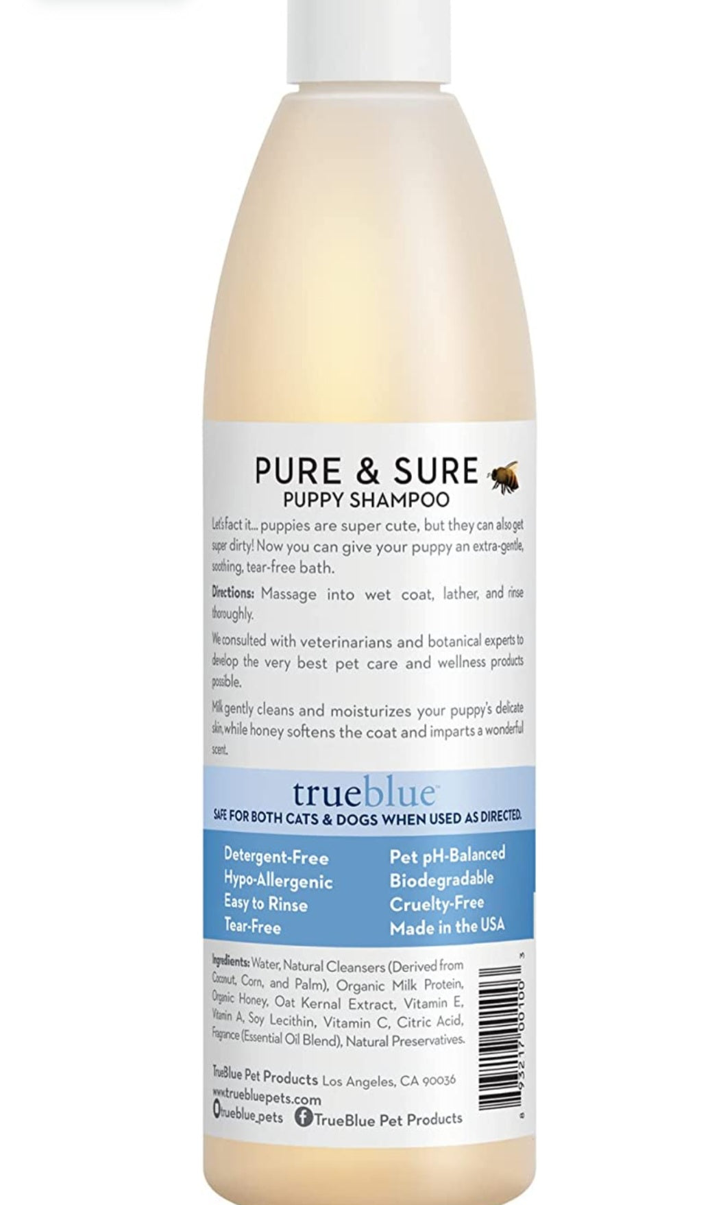 Trueblue Pure & Sure Puppy Shampoo 12 oz