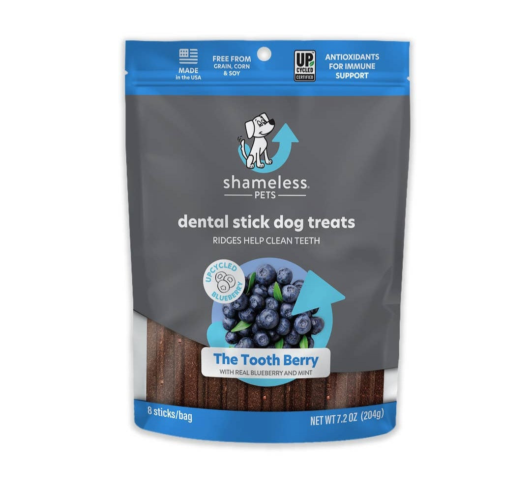 Shameless Pets The Tooth Berry Dental Sticks 7.2 oz