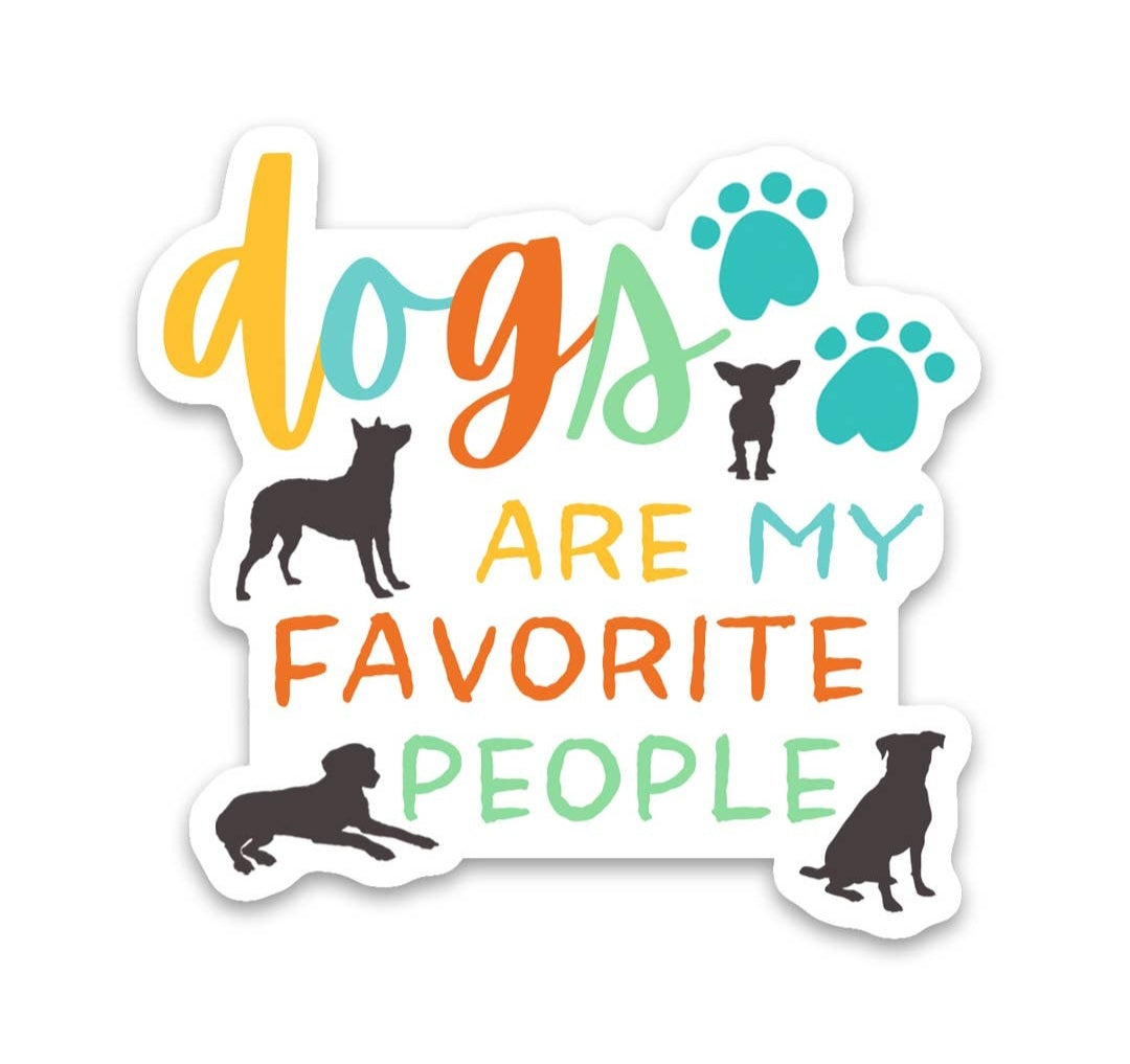 Scenic Route Design Co| Dog Favorite People Sticker