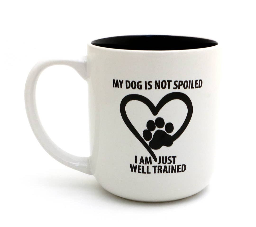 Lenny Mud-Spoiled Dog Treat Co Mug, Dog Lover 16 oz