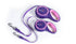 Doodlebone Retractable Dog Leash Blush/Purple 2 Sizes