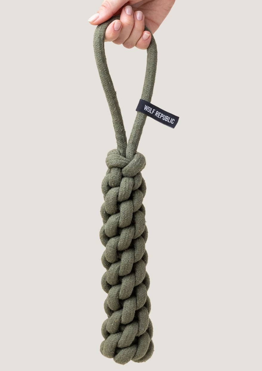 Wolf Republic Rope Toss Toy