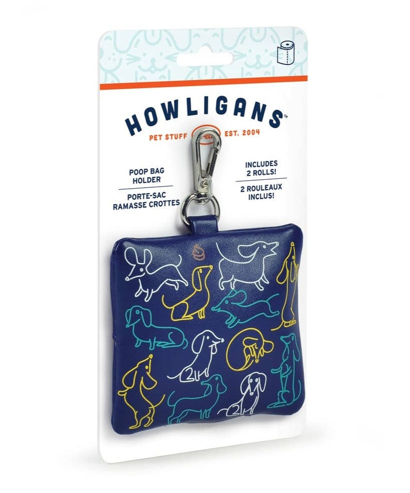 Howligans Poop Bag Holder-Weiners