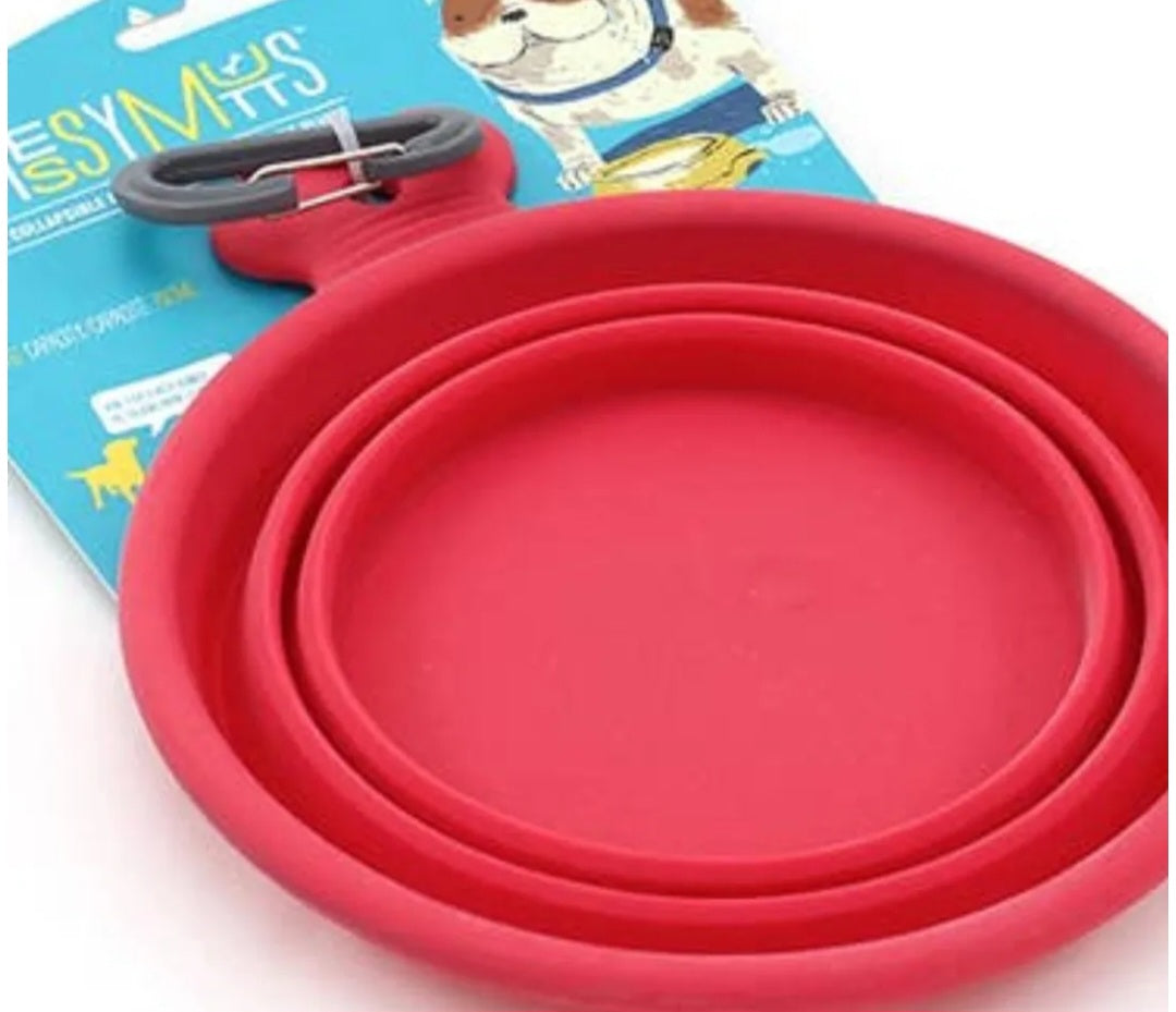 Messy Mutts Silicone Collapsible Dog Bowls | Small