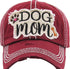 KBETHOS Dog Mama Vintage Ball Cap| Red